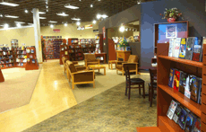 PHOTO: the interior of BOOKS For Less bookstore in Alpharetta, Georgia.